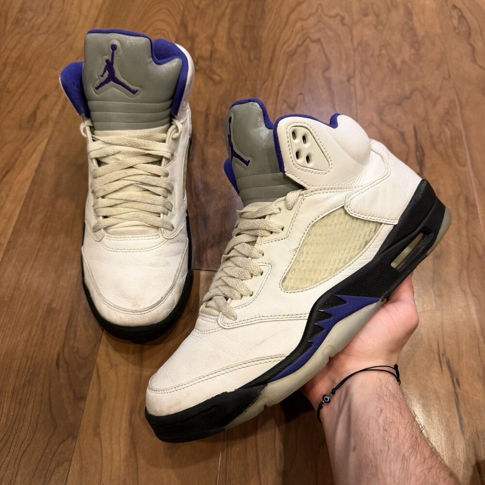 Jordan Air Jordan 5 Retro Concord White Purple 2022 Size 10 DD0587-141